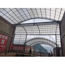 大跨度鋼架，網(wǎng)架采光頂棚用輕型防火阻燃陽(yáng)光板耐力板聚碳酸酯板